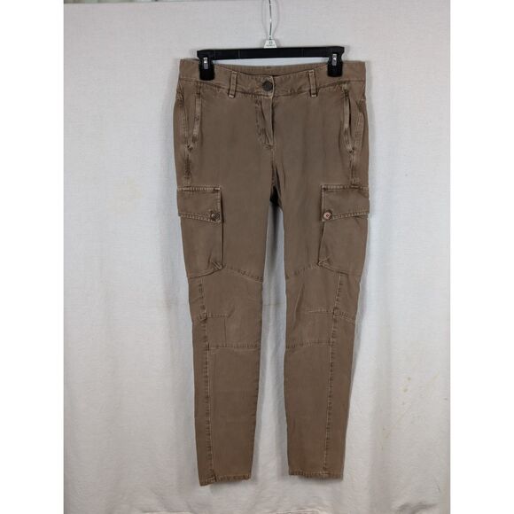 Brunello Cucinelli Cargo Pants Brown Women's Size 6 US - Picture 1 of 13